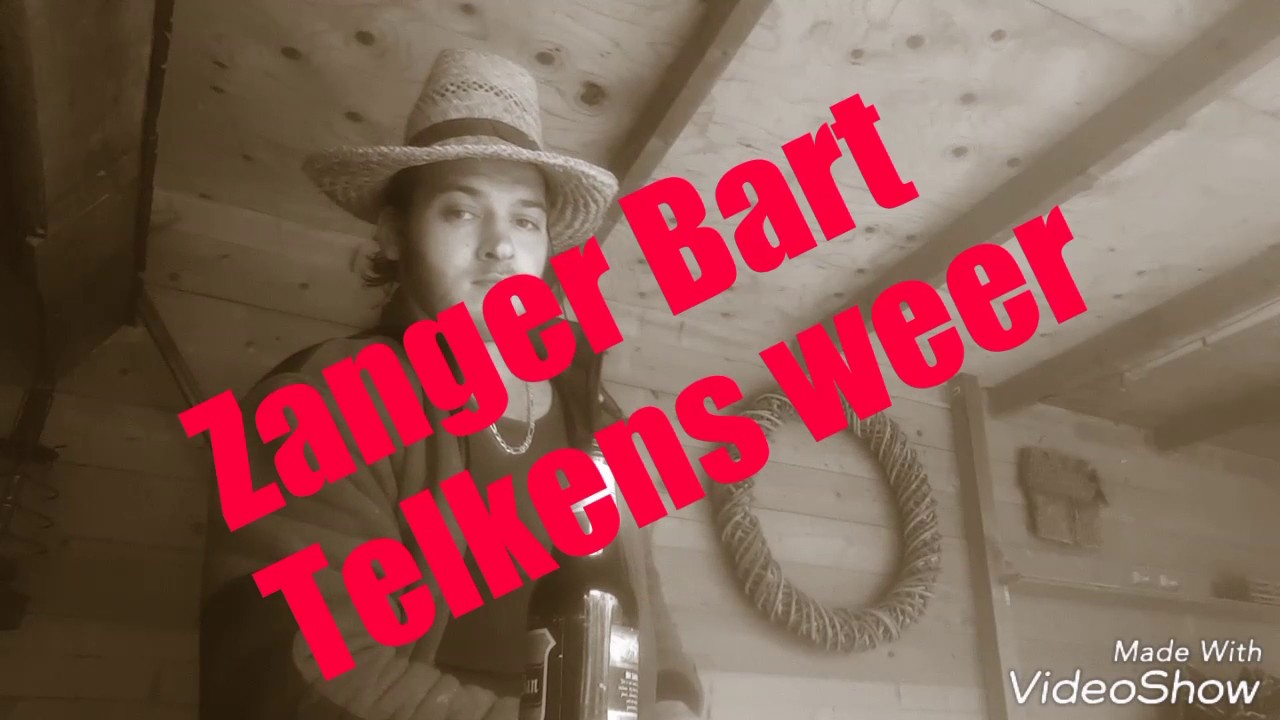 Zanger Bart Telkens weer