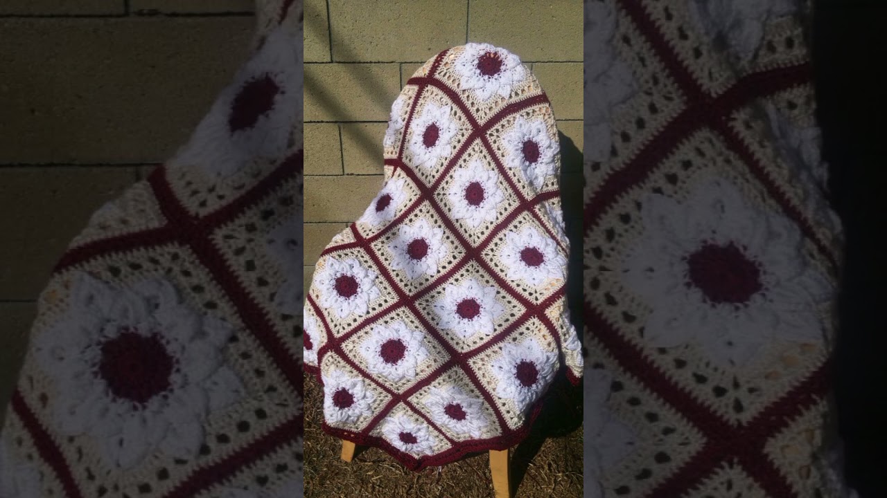 Crochet baby blanket warm blanket 🤗