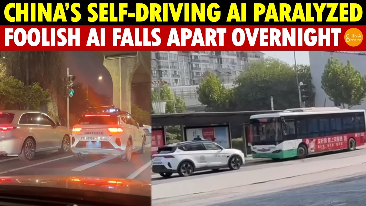 A Total Disaster! China&rsquo;s Self-Driving AI Paralyzed Overnight, Foolish AI Falls Apart!