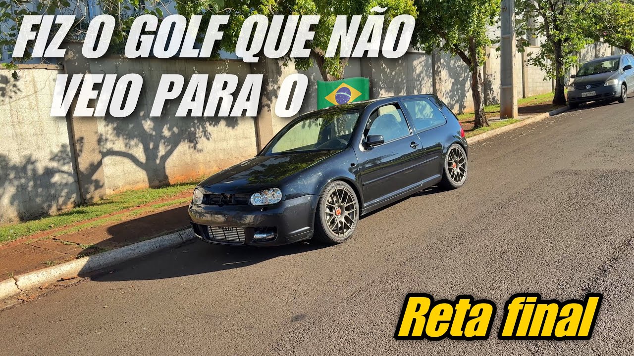ATUALIZAÇOES GOLF MK4 R32 NA RETA FINAL 🔥