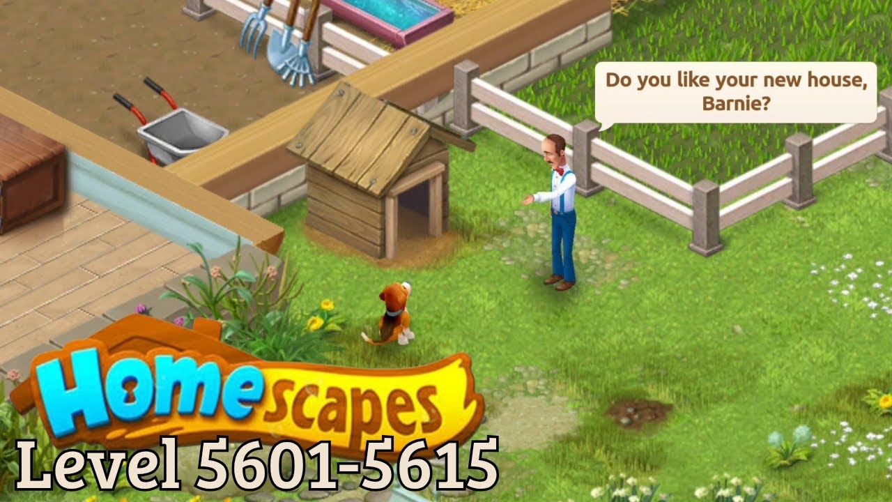 Gameplay Homescapes Level 5601-5615