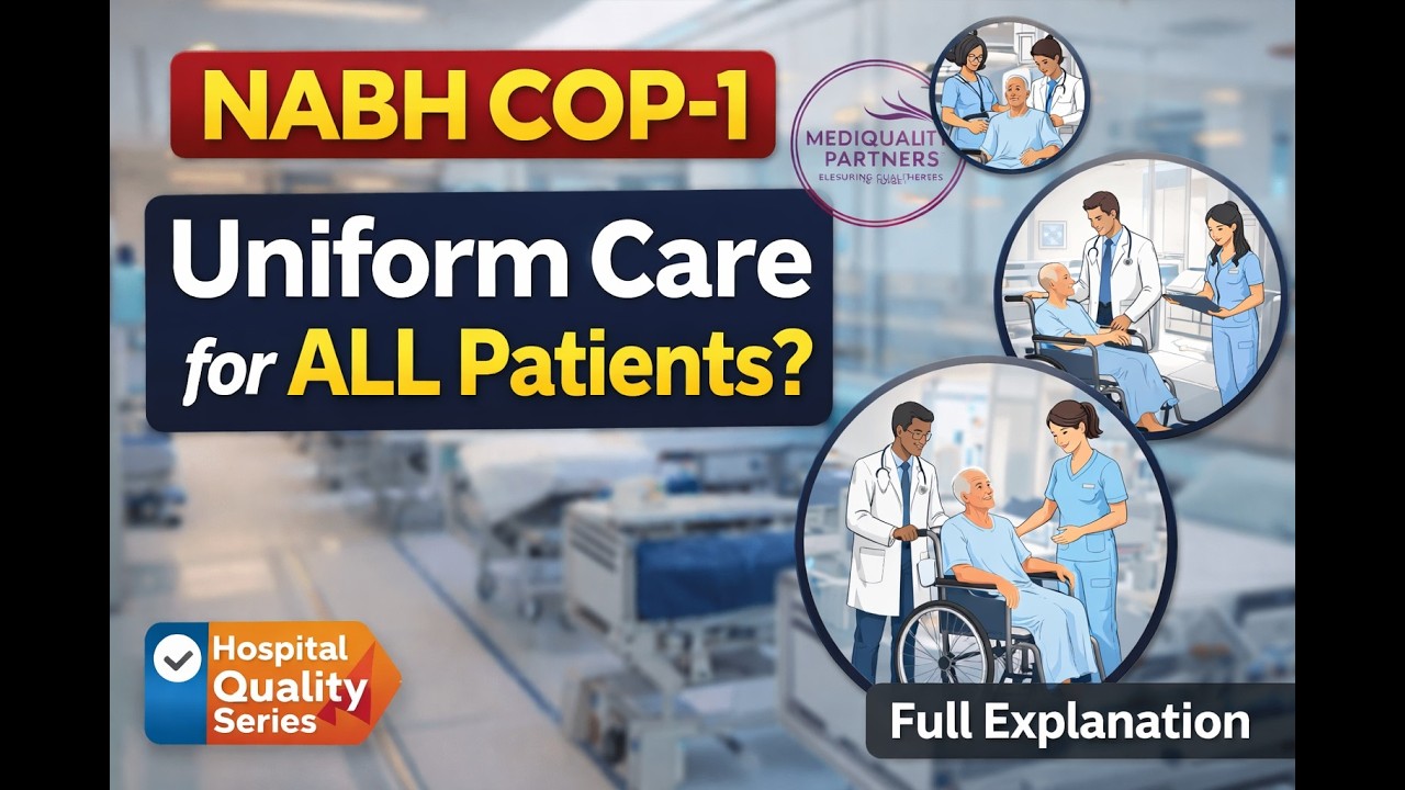 NABH Standards Explained | COP-1 Care of Patients | Hospital Accreditation Training