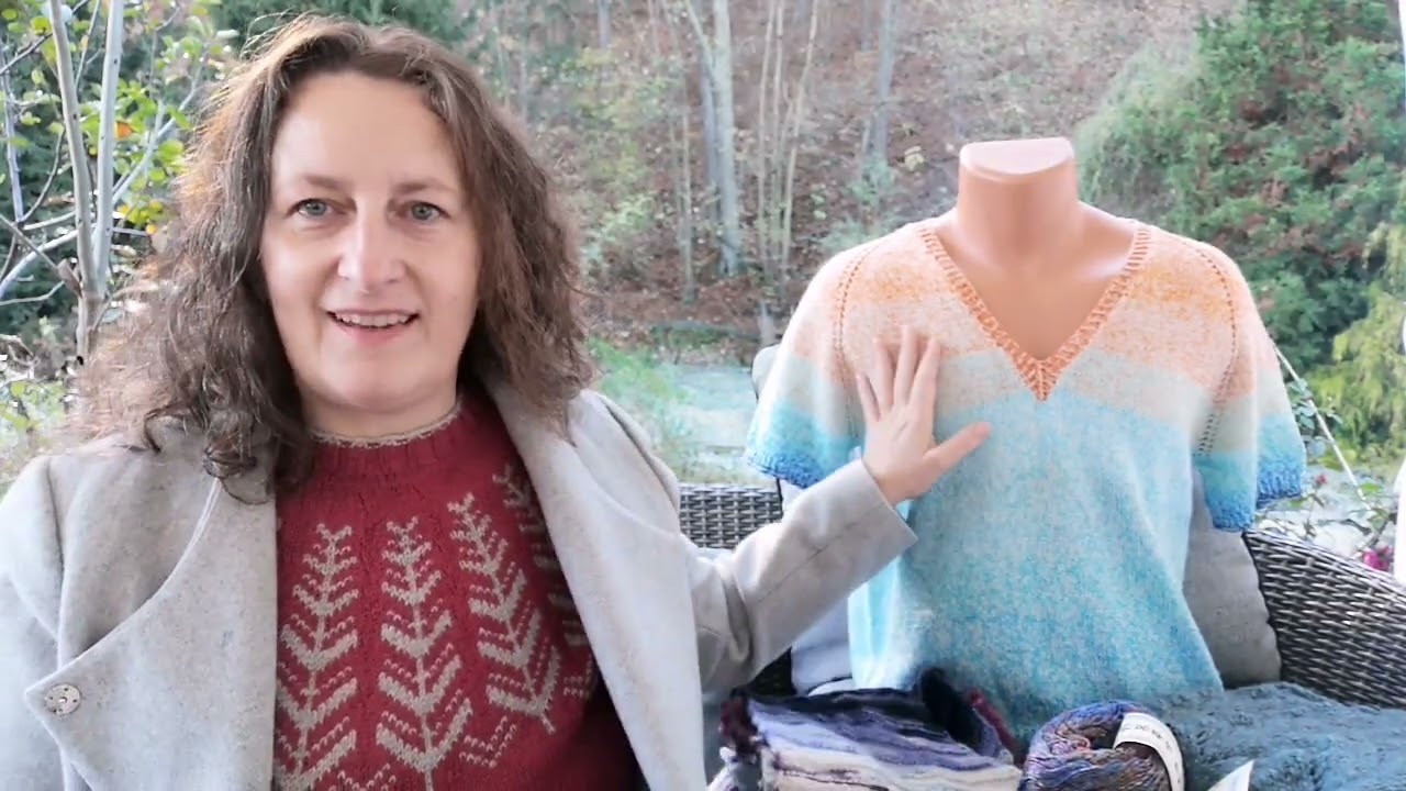 10.část Léčivé pletení #knitting Go Go Shawl / svetr / příze Noro / čínská medicína / Mystery box