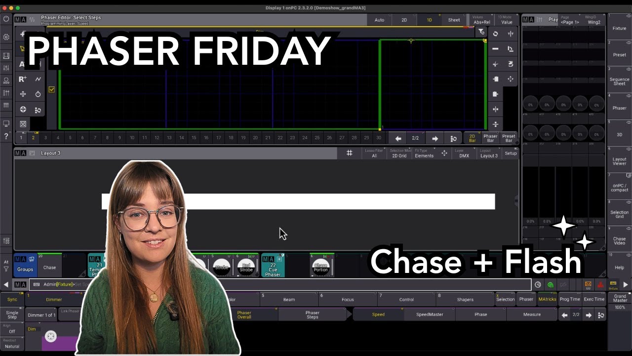 Phaser Friday: Viewer Suggestion- Chase and Flash Phaser in MA3