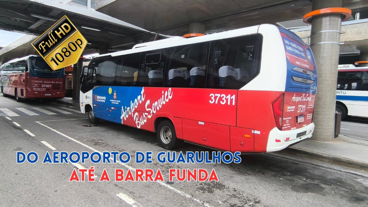 POV: Do Aeroporto de Guarulhos Até a Barra Funda. Carro 37.311 da Airport Bus Service #onibus