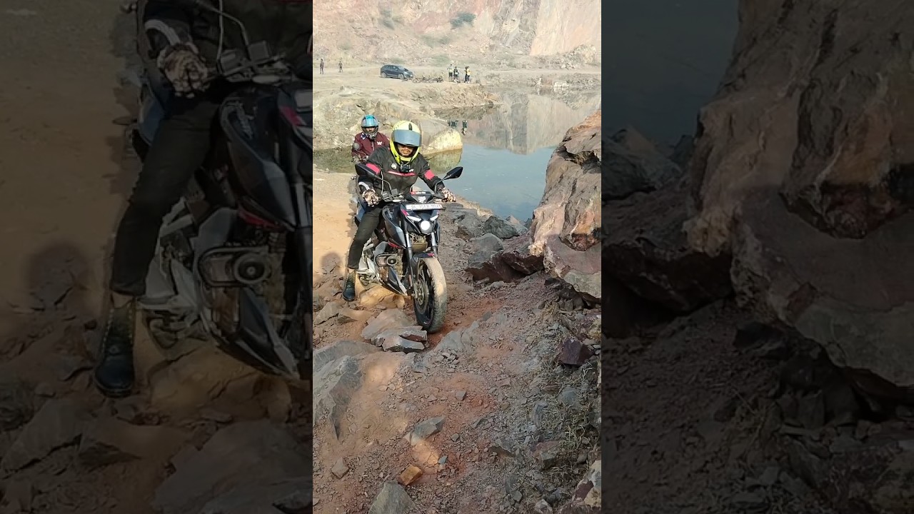 pulsar n250 off roading bike ride pani lake #on #road #bike #ride #trending #video#off #roading