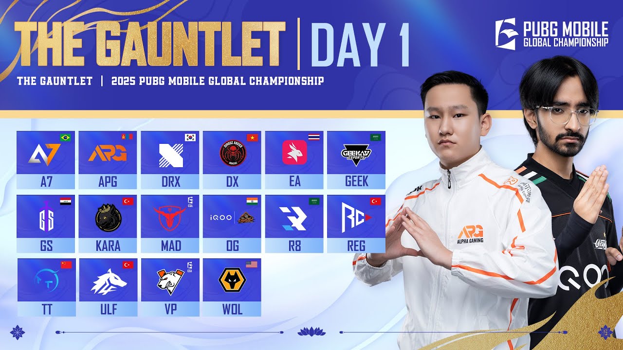 [NP] 2025 PMGC League | The Gauntlet Day 1 | PUBG MOBILE Global Championship