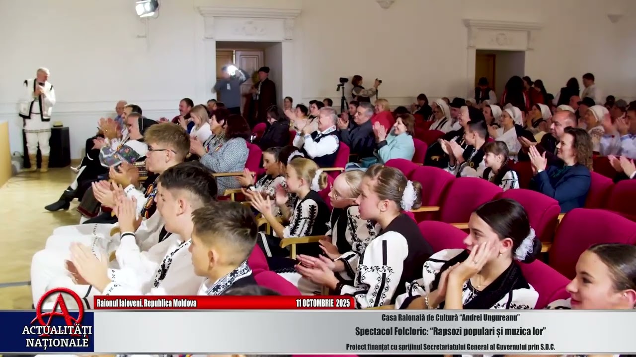 IALOVENI - REPUBLICA MOLDOVA - SPECTACOL FOLCLORIC  "RAPSOZI POPULARI ȘI MUZICA LOR"  - 11.10.2025
