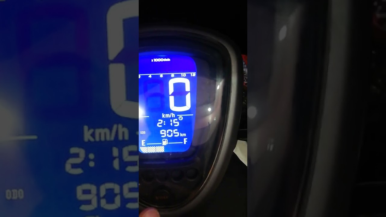 كيفية ضبط الساعة في الدراجة النارية vms cuxi 2