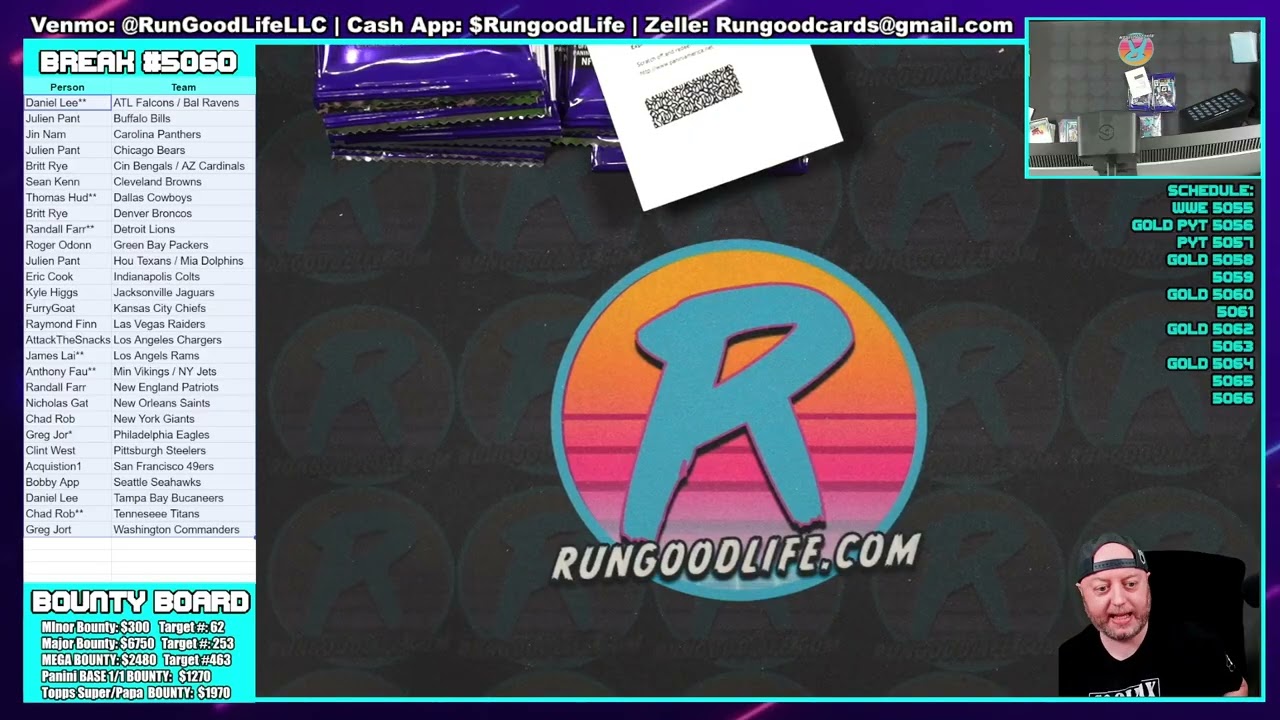 RGL #5060 - Oops All Optic NFL - 2/10/26