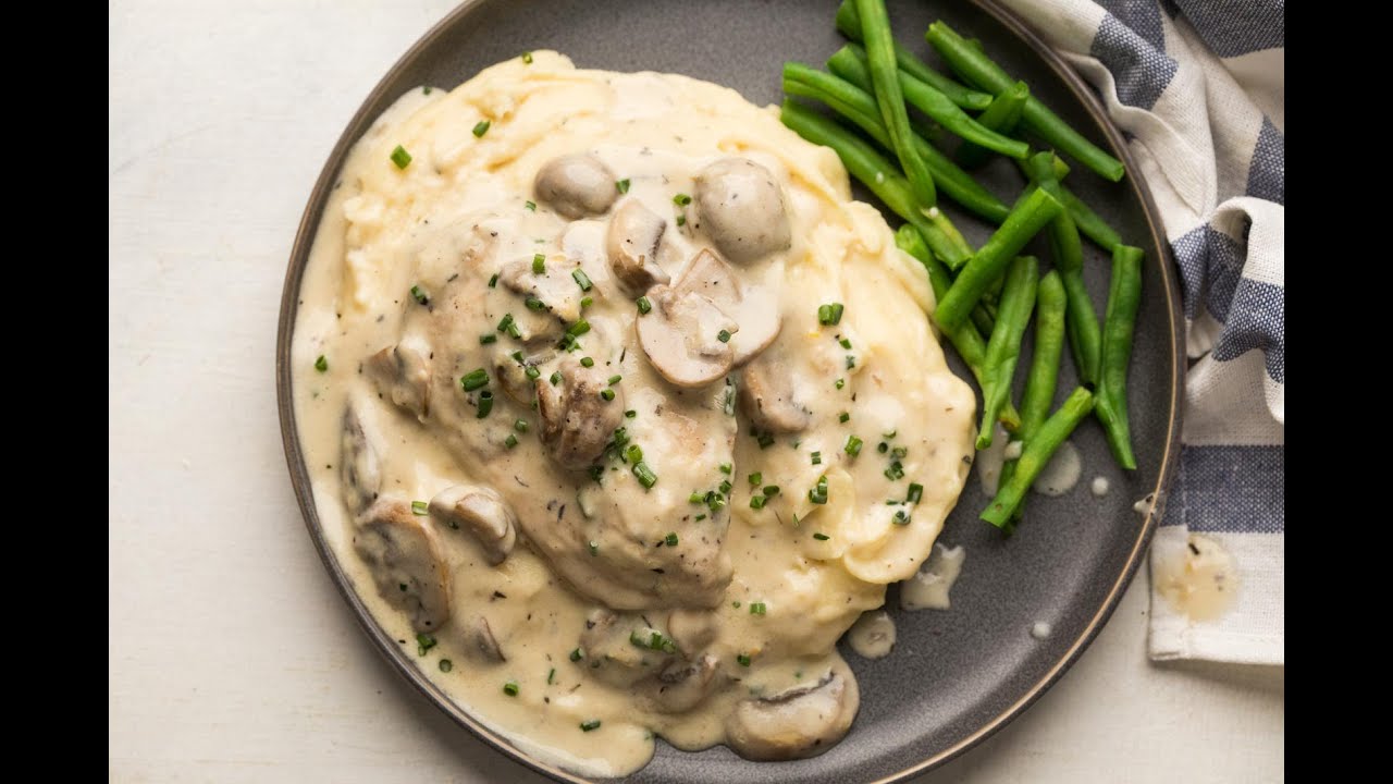 Creamy Chicken in Mushroom Sauce - Instant Pot Recipe