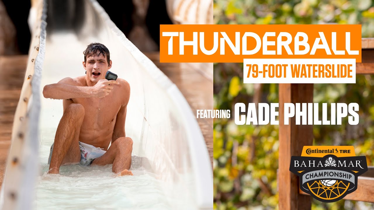 Tennessee's Basketball's Cade Phillips vs. 79-Foot Waterslide!