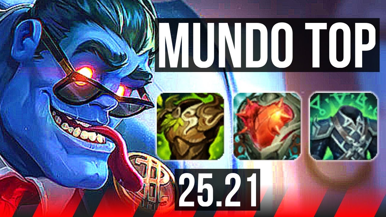 DR. MUNDO vs MORDEKAISER (TOP) | Rank 1 Mundo, Rank 3, 5k comeback, 9/2/7 | TR Challenger | 25.21