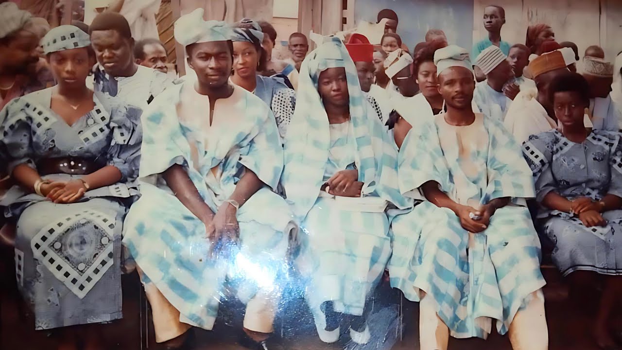 Traditional wedding of Abdul Muhaimin Ladan and Rahinatu Ahmed Ibrahim at Yelwa Zango. Sept 1991. 