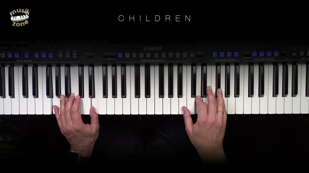 Children (Robert Miles) Keyboard Yamaha Genos  how to play Tutorial Cover - Musikzone