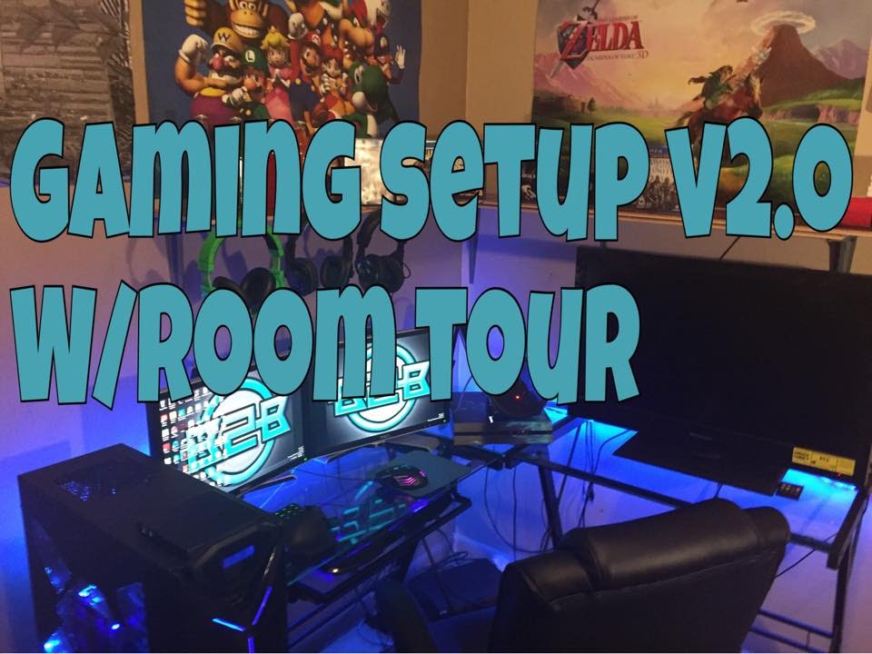 Epic Gaming Setup v2.0 with Room Tour- 2015