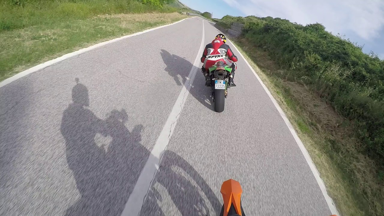 Larino-Casacalenda ss87 Ktm 690, kawa 636, Yamaha r6 Raw
