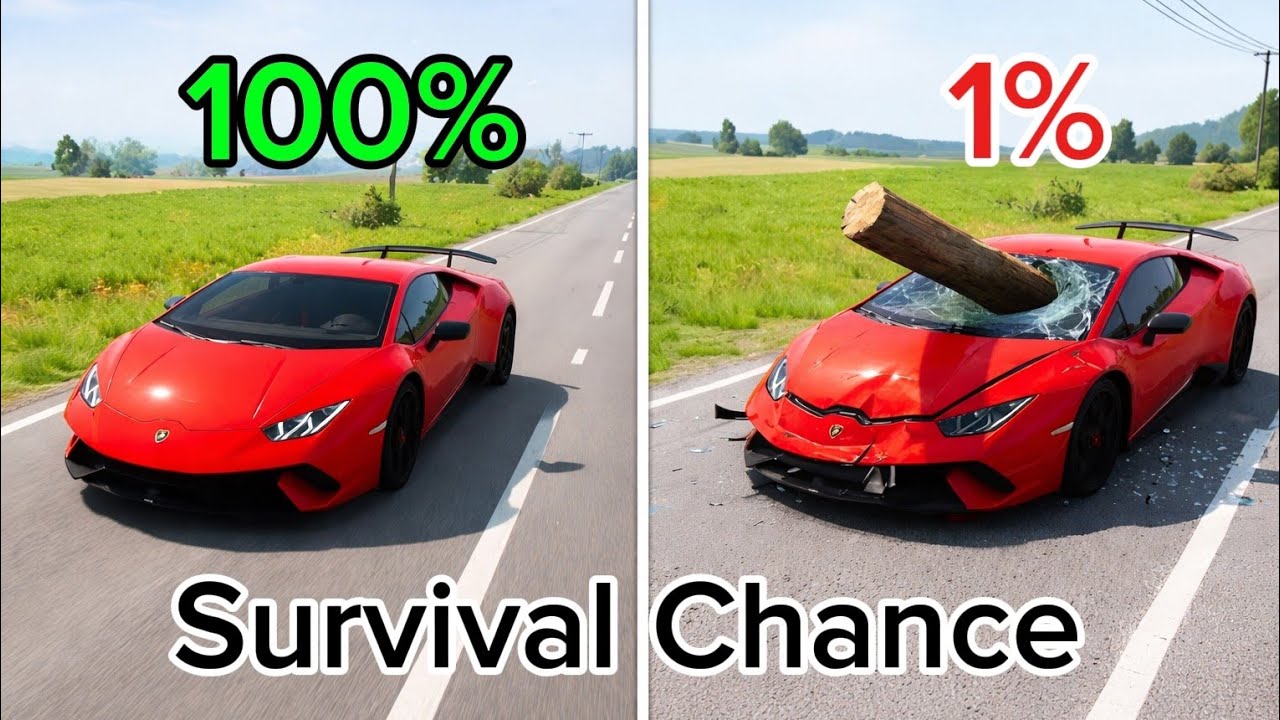 Realistic Survival Chance Crashes #04 |  BeamNG.Drive