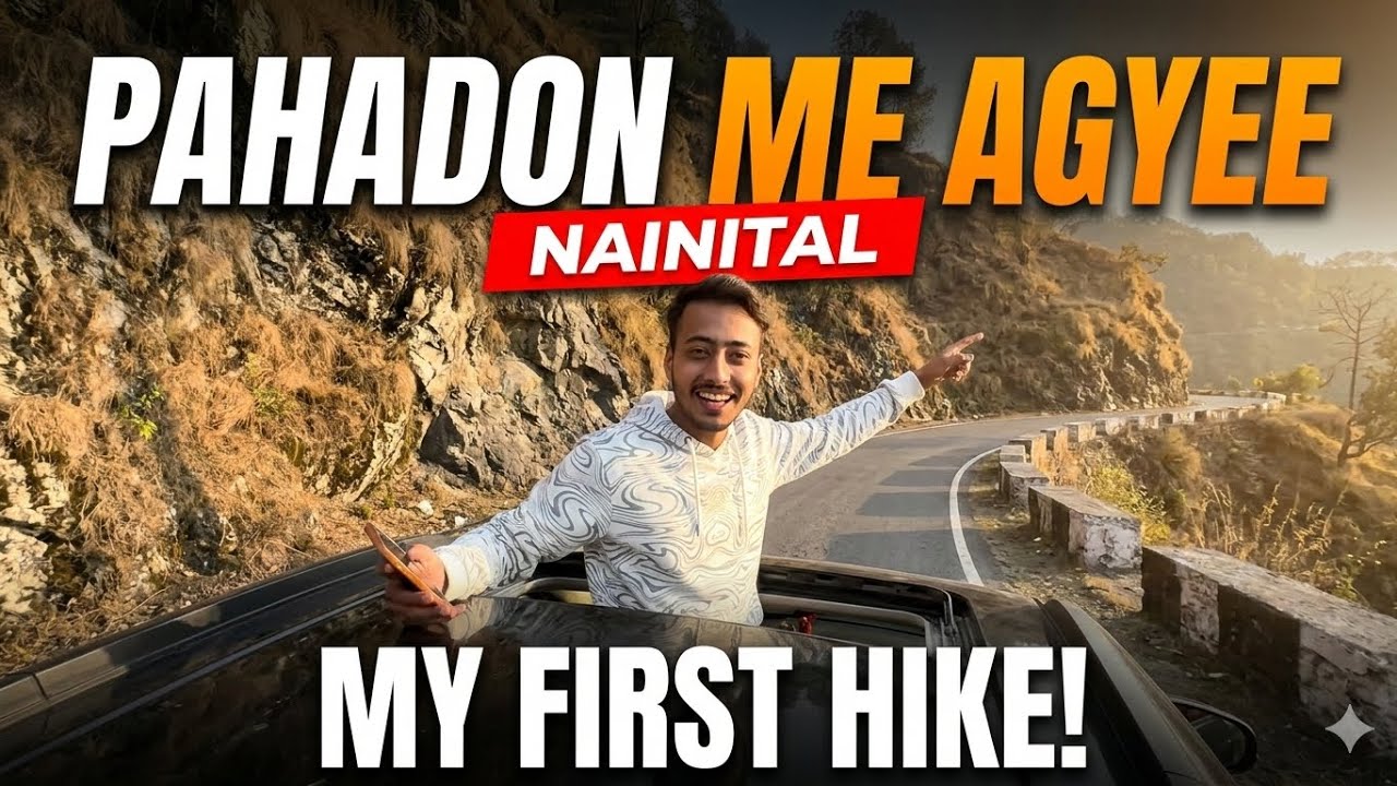 Ninital Part 2 -Taking Our Car To 6,000ft! | Nainital For The First  Time Road Trip🤗