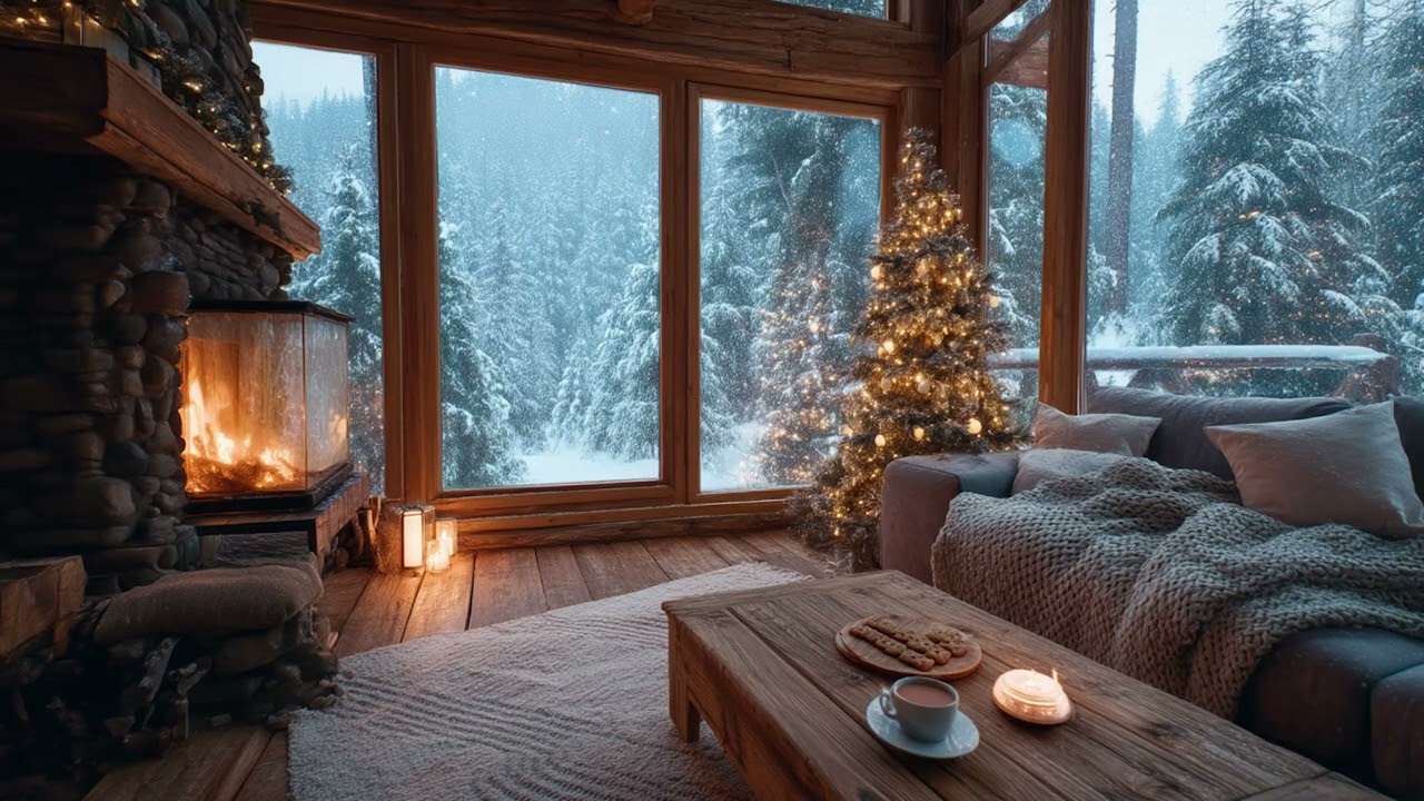 Deeply Relaxing Christmas Music 2026 with Soft Piano, Ambient Layers, and Silent Snowy Atmosphere ❄️