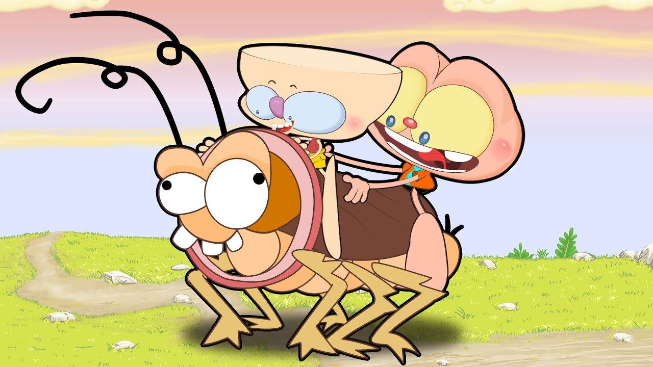 Mongo e Drongo acham o Senhor Samsa um barato! - desenho animado - mini aventuras de Mongo e Drongo