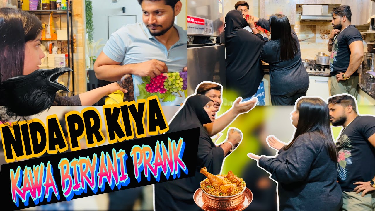 Nida ko Pregnancy me Kawa Biryani Khila di🤯| Prank on Nida 😂| Hilarious Prank