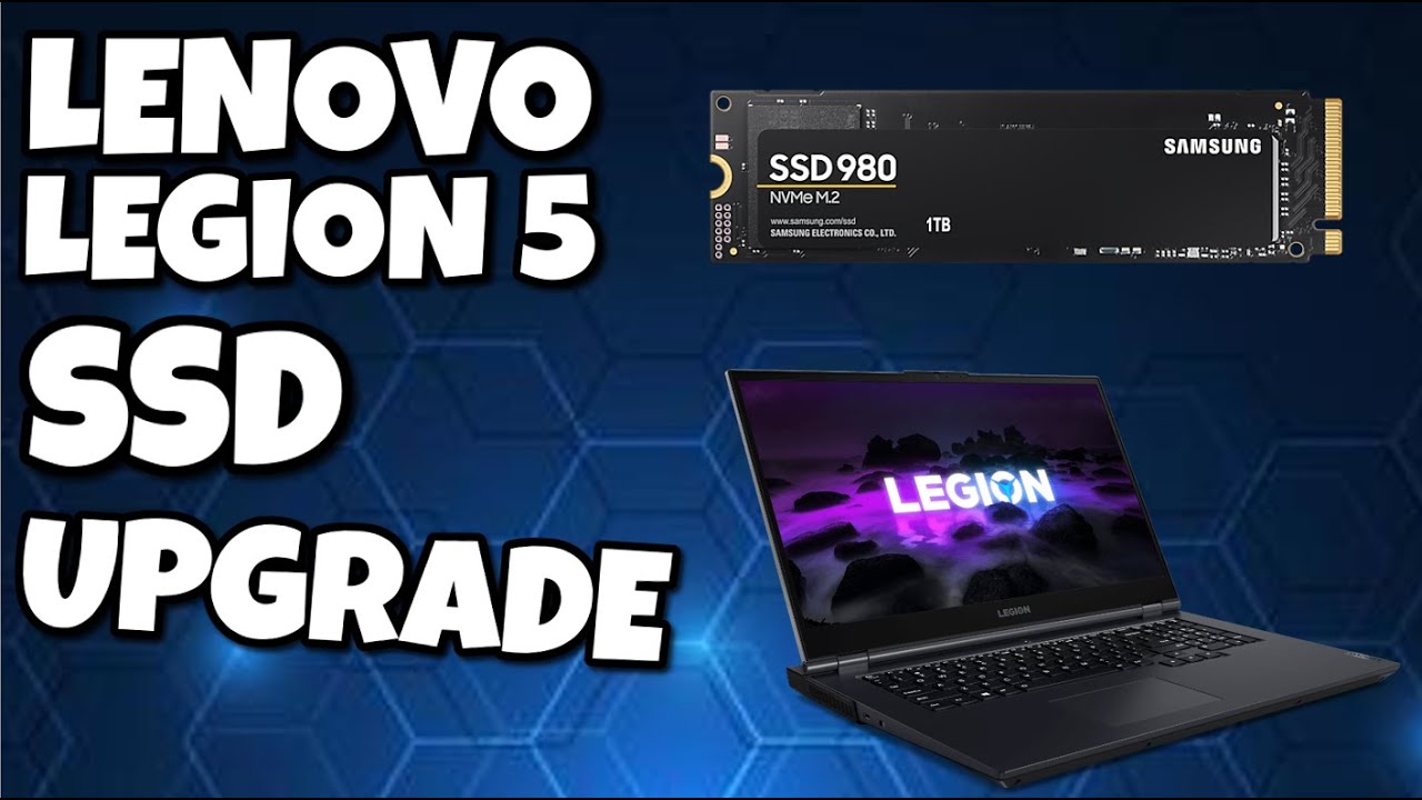 Lenovo Legion 5 17-inch M.2 SSD Upgrade [English]