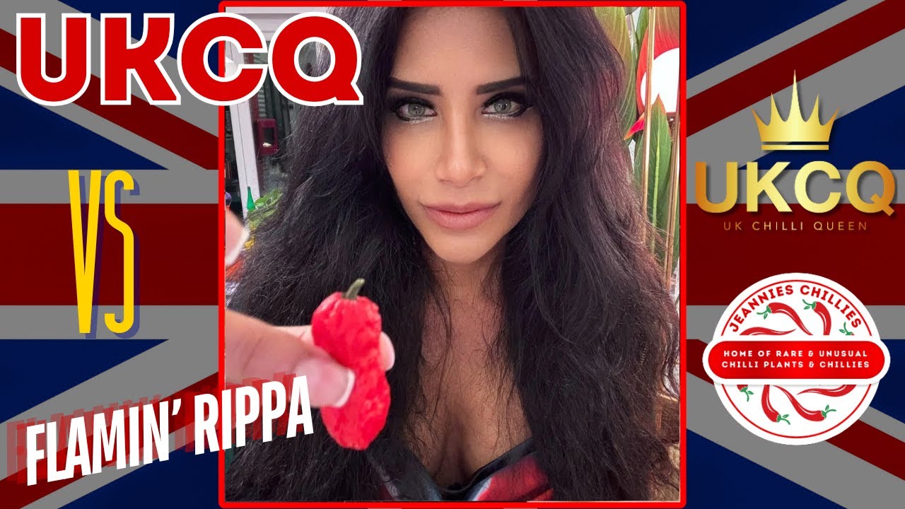 I eat a Flamin' Rippa Hot Pepper - 300 000 SHU! 🥵