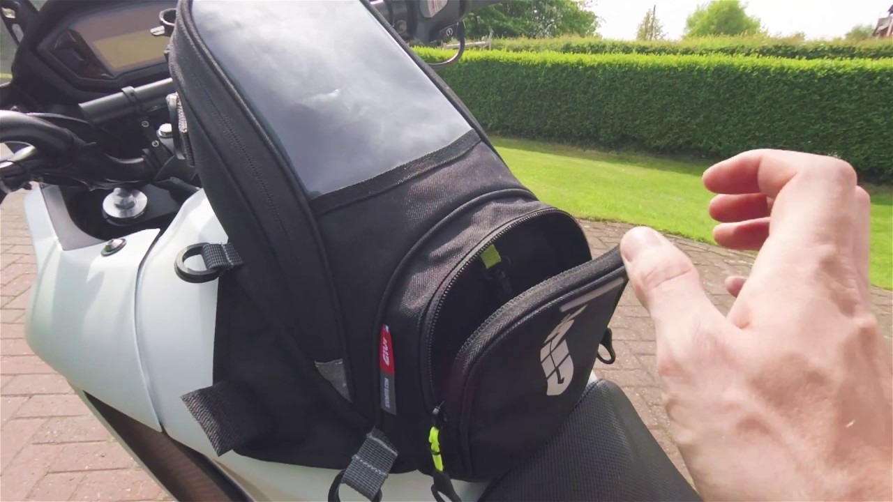 Givi small tank bag first impression. EA106B on Honda CB500X