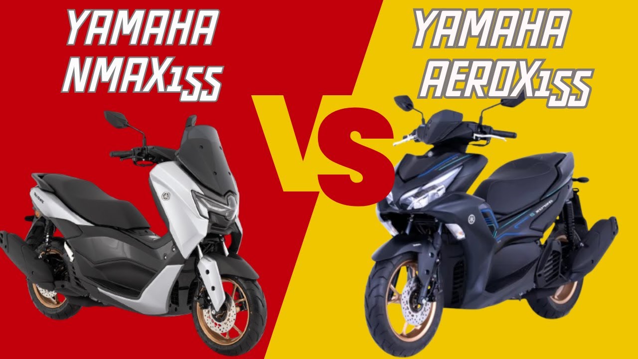 Yamaha NMAX155 vs Yamaha AEROX155 - Cual es mejor?
