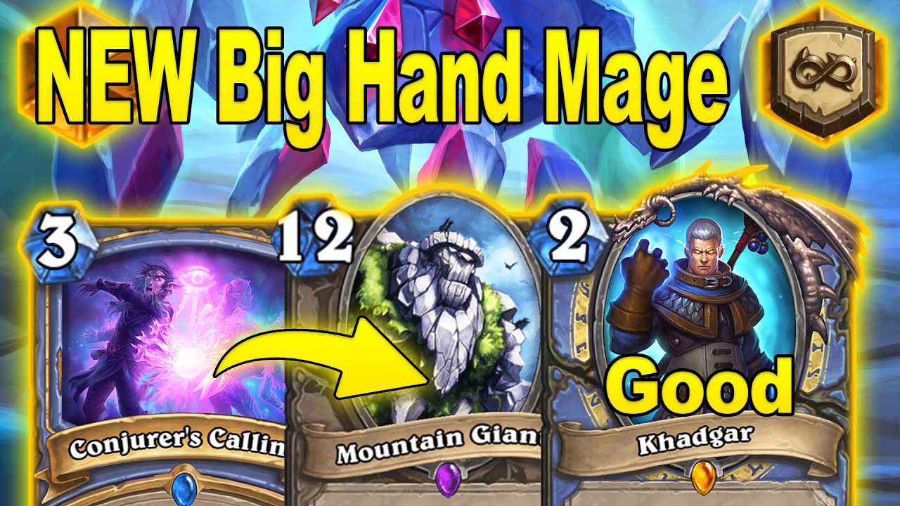 NEW Big Khadgar Hand Mage Deck That's Actually GOOD At Showdown in the Badlands | Hearthstone