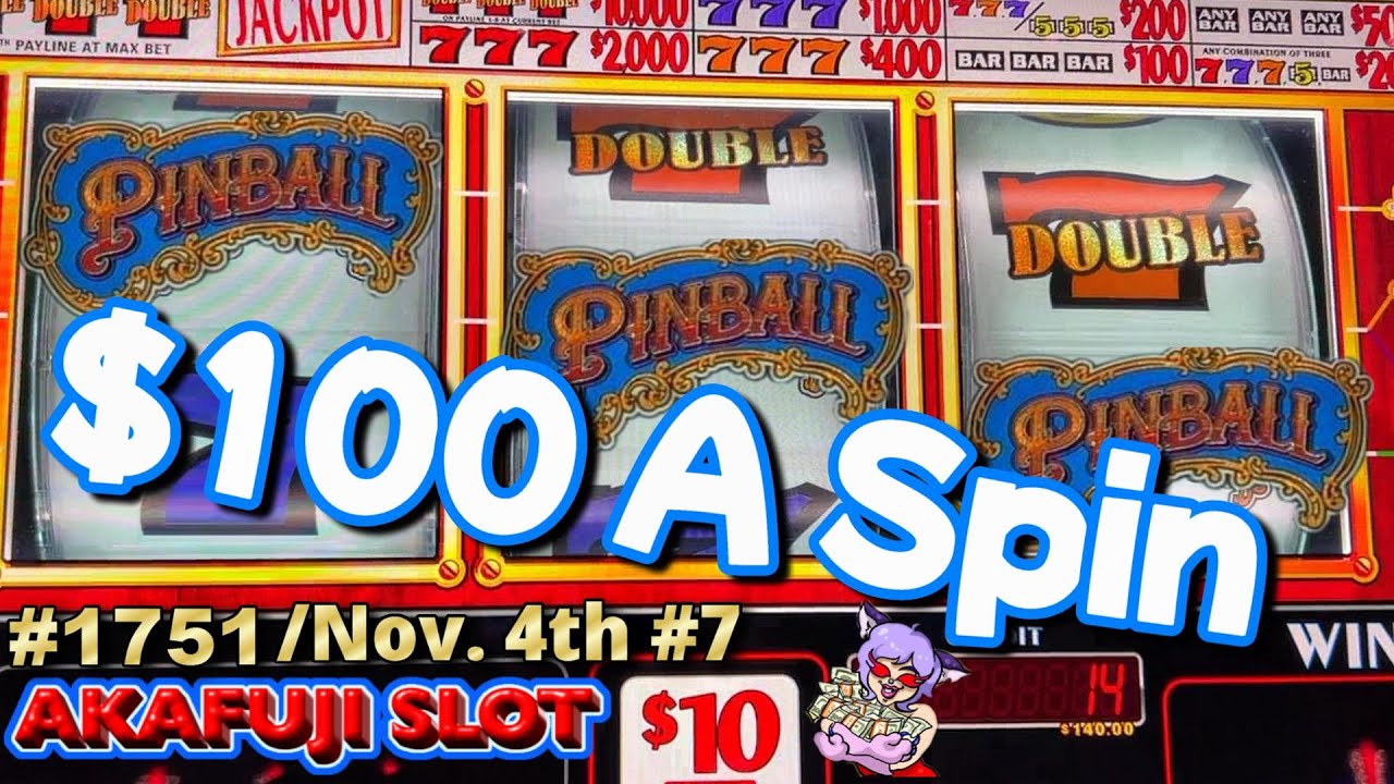 High Limit Slot Jackpots Handpay - Triple Double Stars Slot, Pinball Slot Double Gold 赤富士スロト