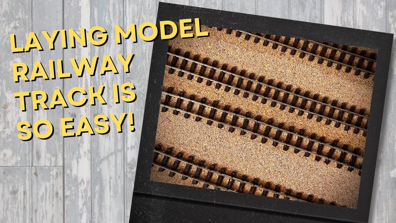 How To Lay PERFECT Track on a Model Railway Layout with Ease!