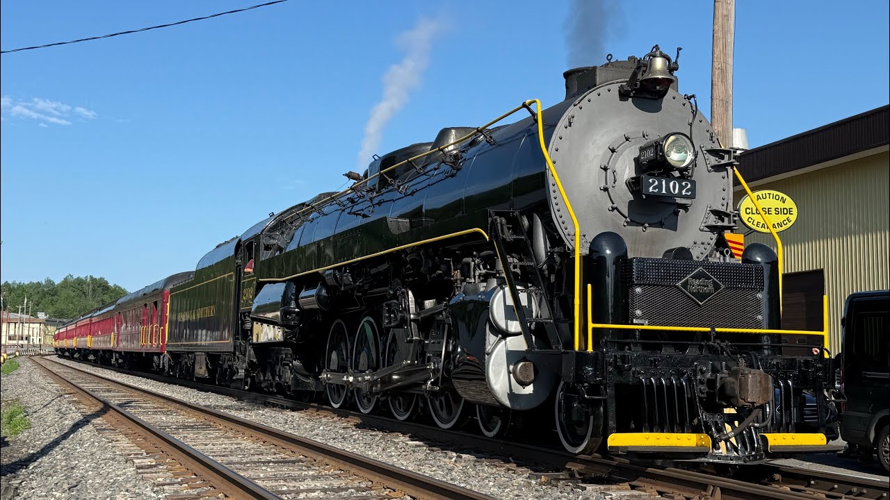 Reading and Northern 2102. Riding the Iron Horse Rambles. Nesquehoning to Tunkhannock. 6/21/25