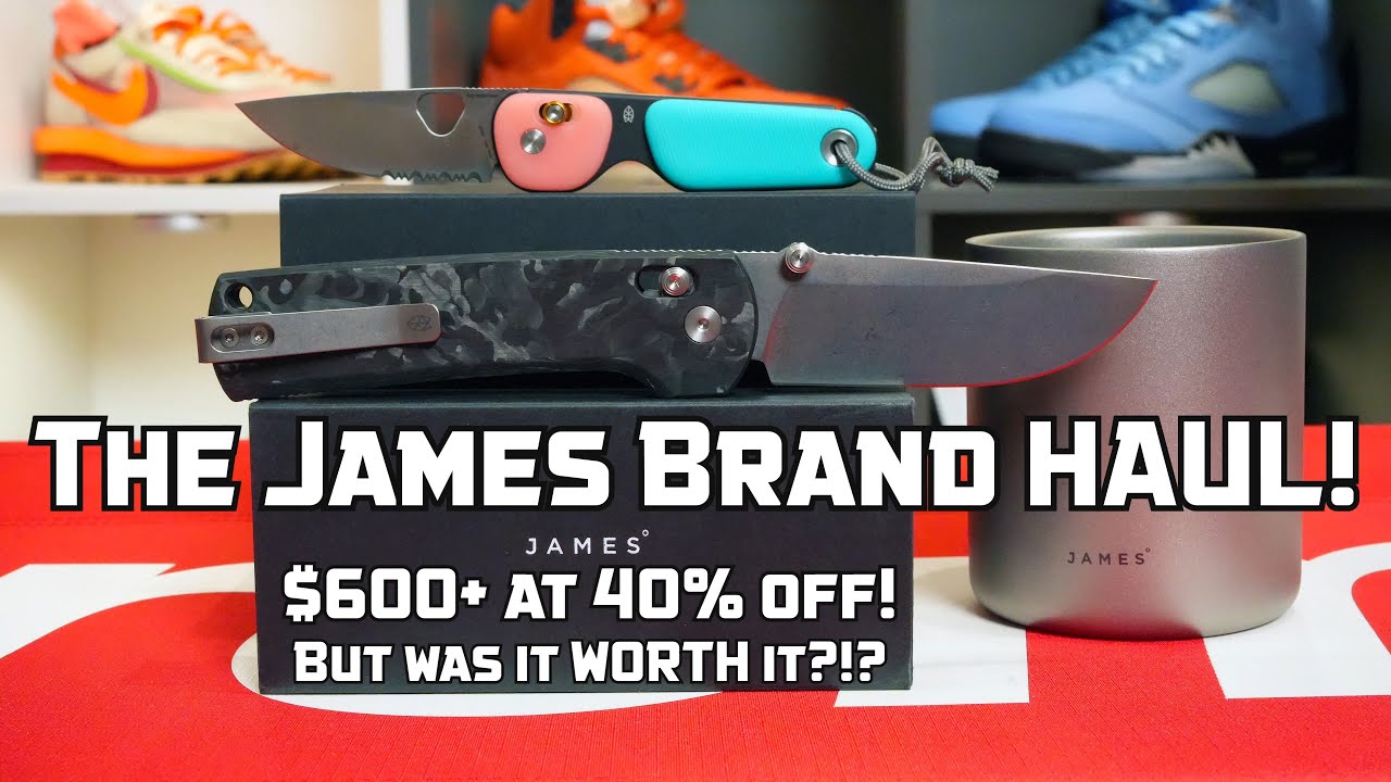 The James Brand HAUL! $600+ at 40% off! But is it WORTH IT?!? Kline, Redstone & More!