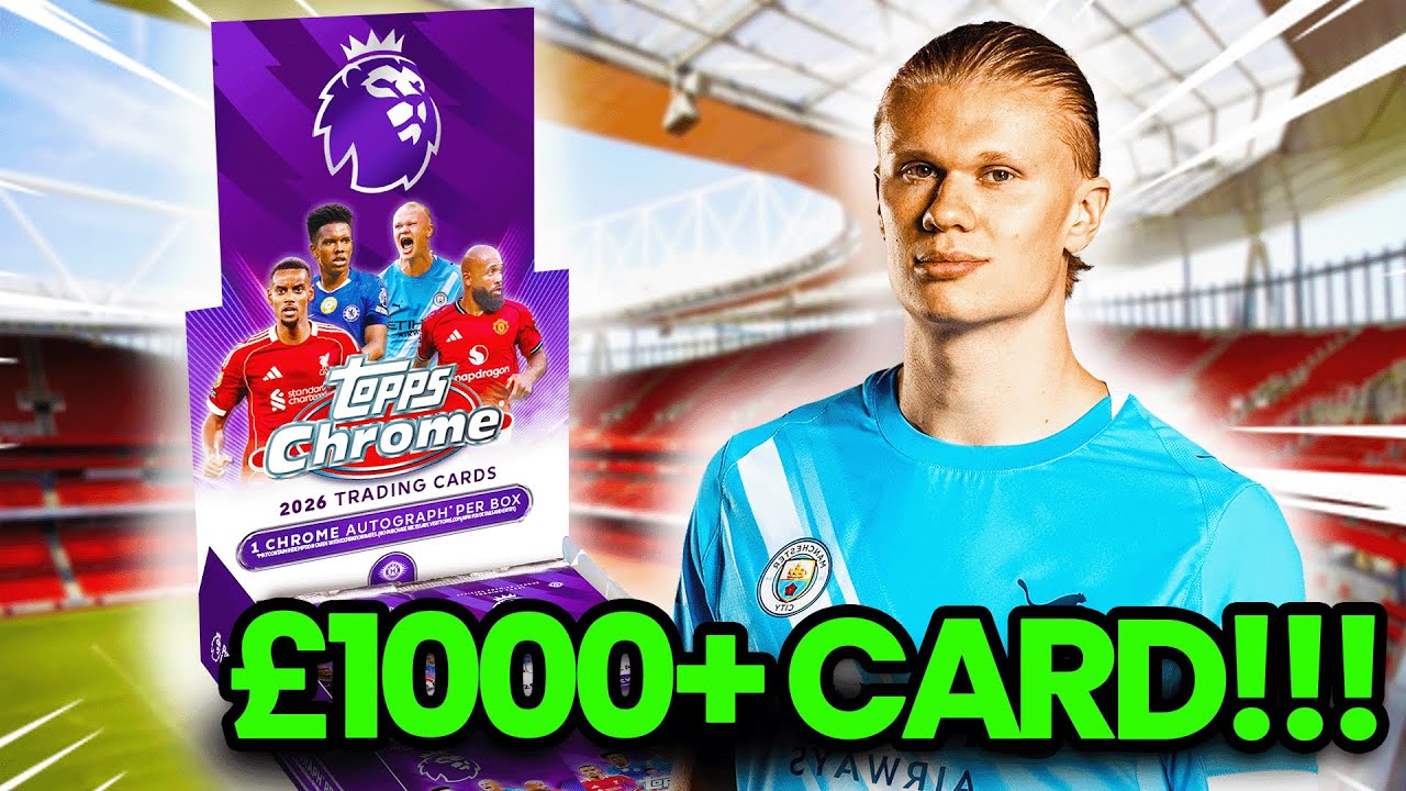 We Opened 5x Of The *NEW* Topps Premier League Chrome (£1000+ Card Pulled 🔥)
