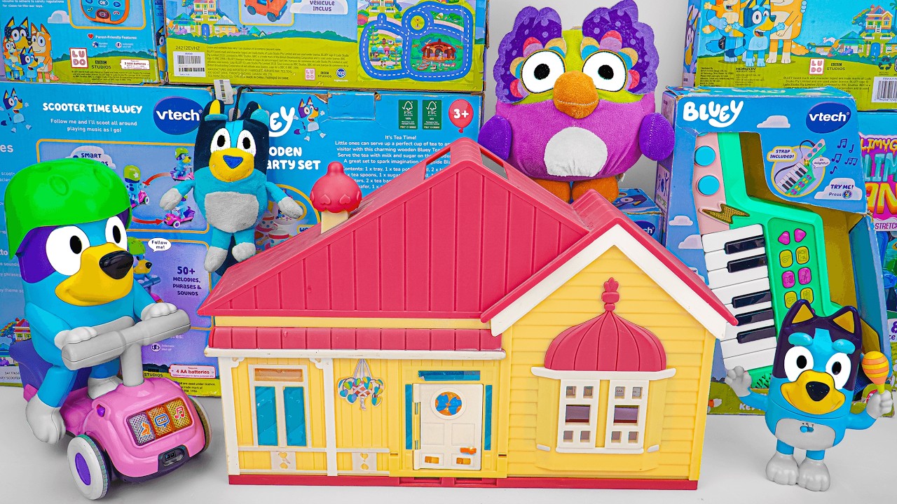 Bluey Toy Collection 💙 | Bluey Family Home Playset | 25 Minutes of Satisfying Unboxing ASMR