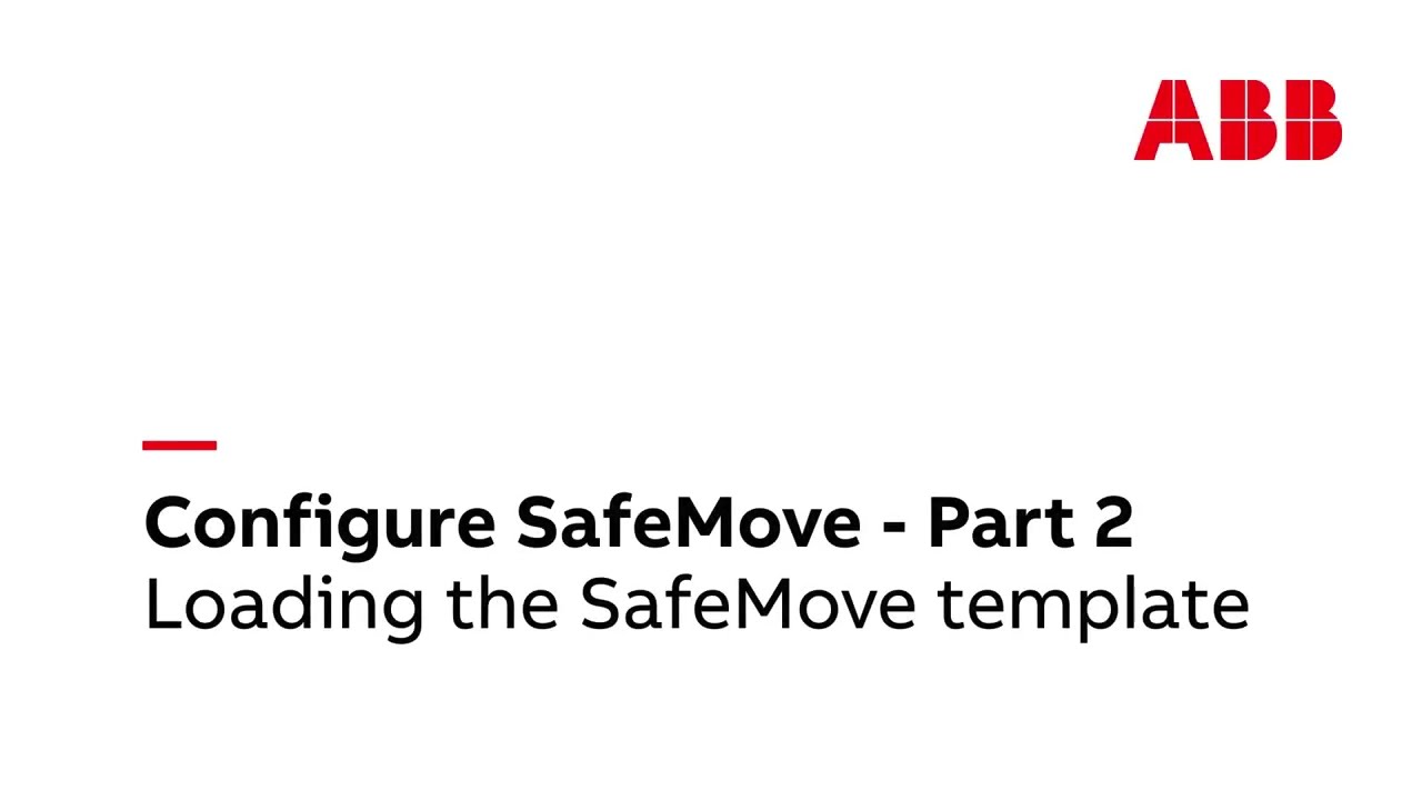 Configure SafeMove - Part 2: Loading the SafeMove template
