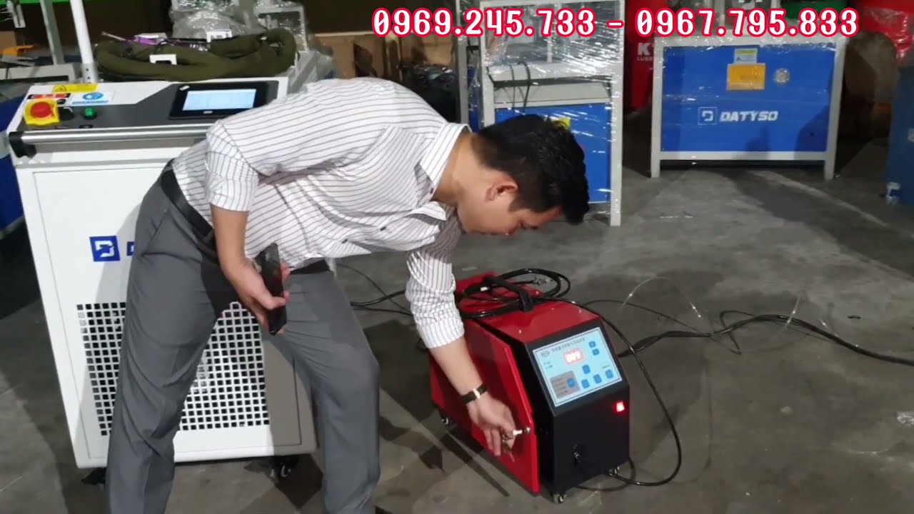 Giới thiệu Máy hàn Laser Cầm tay Datyso , Giá chỉ có 1xxx Lh: ngay 0967795833