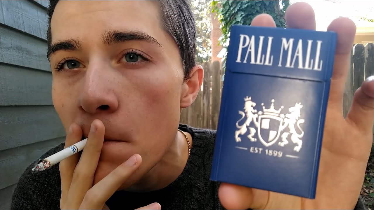 Smoking a Pall Mall Blue Cigarette - Review