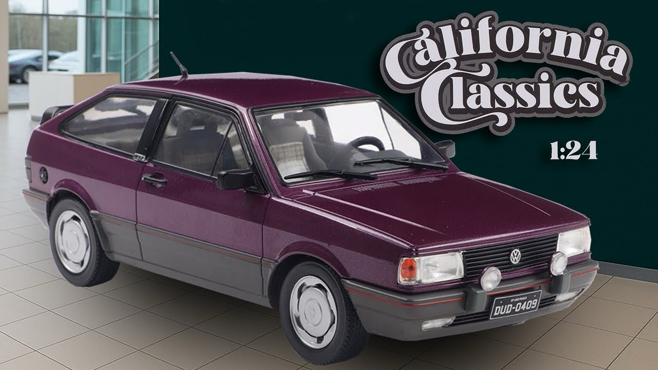 Novas cores da miniatura do Volkswagen Gol na escala 1:24 da Califórnia Classics