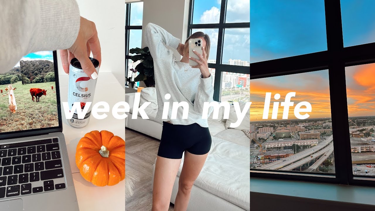 WEEK IN MY LIFE | 5am work days, decorating for Halloween, & exciting news!