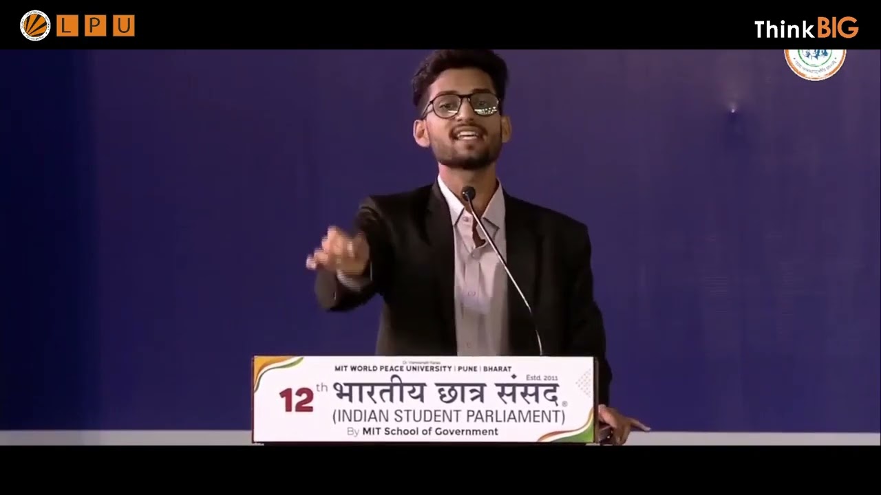 MSB students as Keynote Speakers at 12th Bhartiya Chhatra Sansad