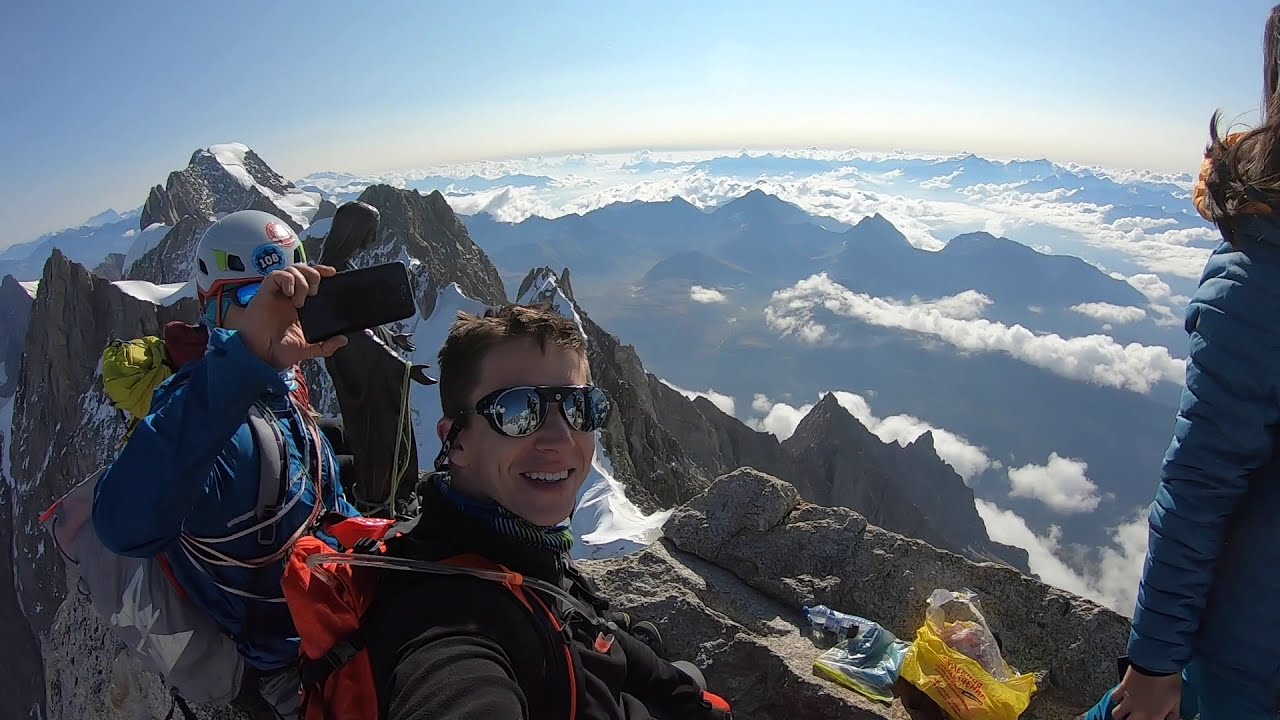 Dent du Geant SW Face (Normal route) Summit 2020