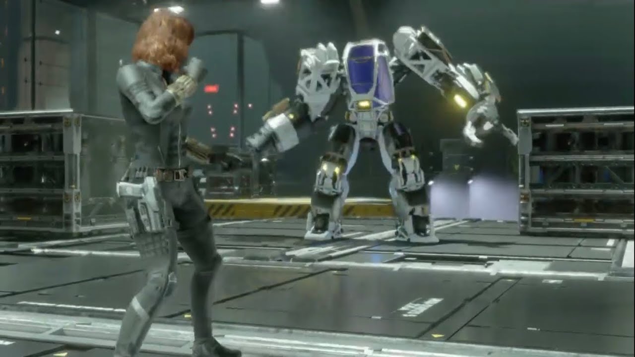 Black Widow vs. Monica w/ Iconic suit - Marvels Avengers (Campaign Replay)