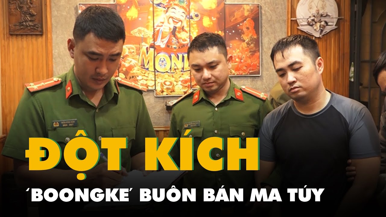 Đột kích ‘boongke’ buôn bán ma túy có gắn nhiều camera giữa khu dân cư ở Quảng Ngãi