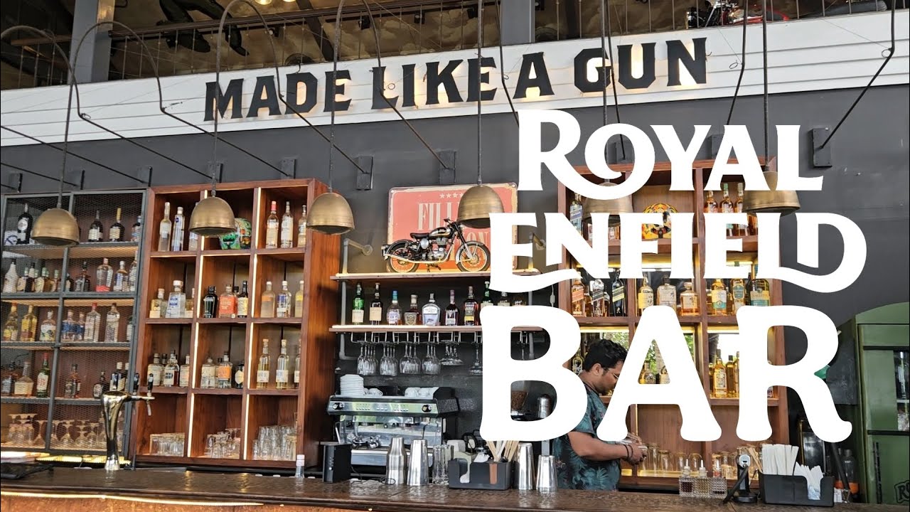 Royal Enfield Garage Cafe @GOA WITH BAR 🍸 
