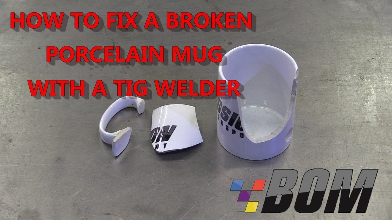 How to Fix a Porcelain Mug with a TIG Welder