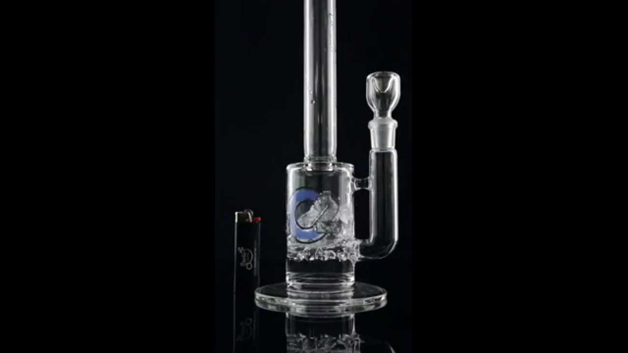 C2 Glass 14 Large Straight Tube with Fused Inline Perc