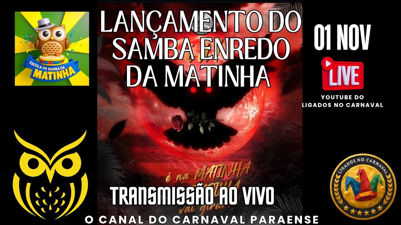 Ligados no Carnaval! - Lançamento do Samba Enredo da Matinha 2026.